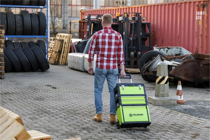 Produktbild Fieldmann Werkzeugkasten auf Rädern FDN 4150 (3 Teile)