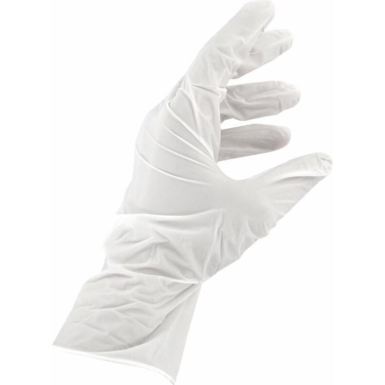 3A, Schutzhandschuhe, Vasco Nitril soft, 200 Stück, Grösse L, weiss (L)