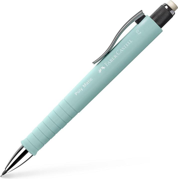 Immagine prodotto Faber-Castell Matita meccanica Poly Matic 0,7 mm blu caribico (0.70 mm, B, 1 x)