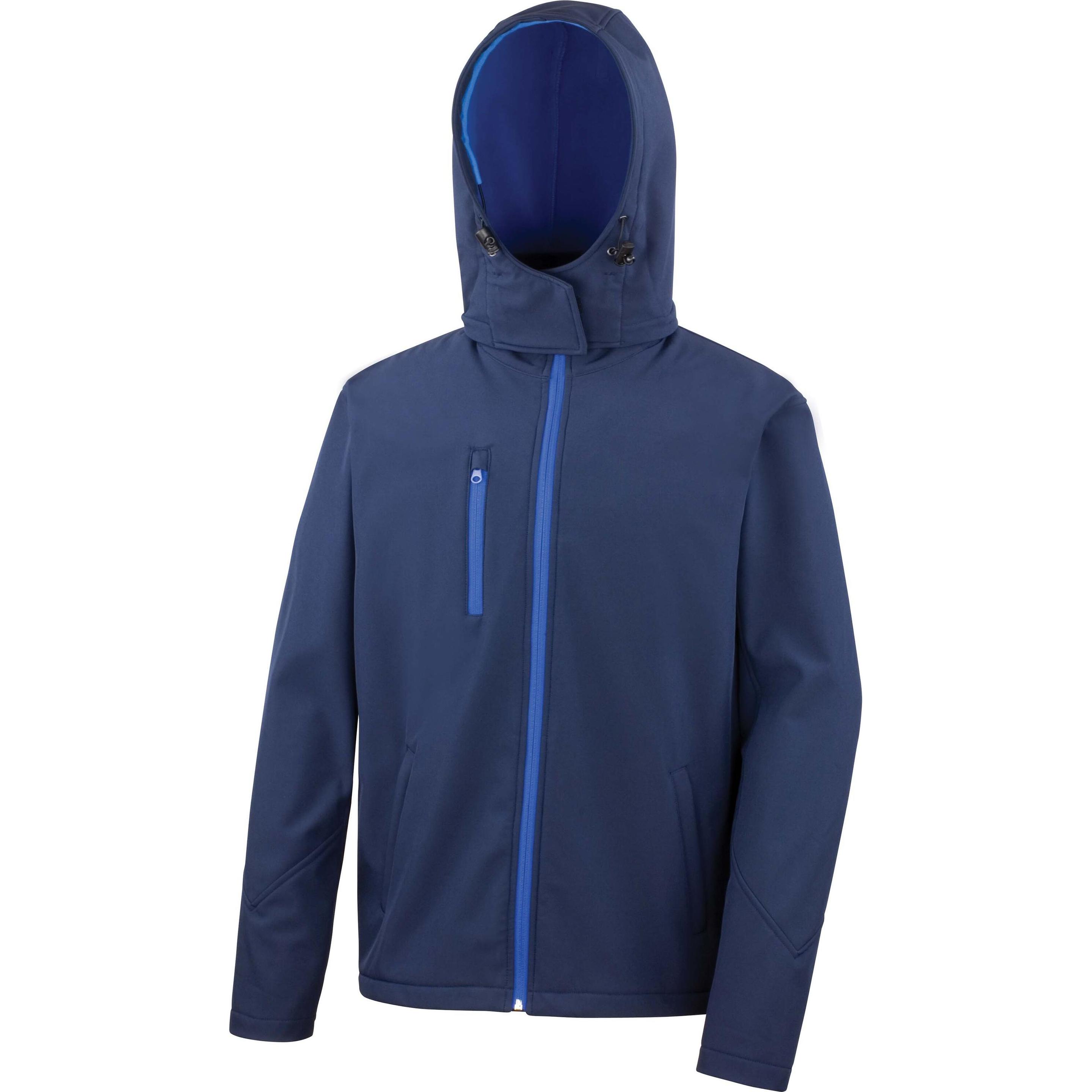 Regatta, Herren, Jacke, Softshell Capuche Homme Tx Performance (L), Blau, L