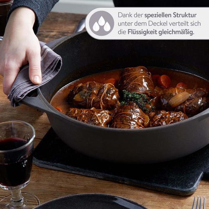 Produktbild Springlane Cocotte Clara 6L (28 cm, Bräter + Schmortopf, Gusseisen)