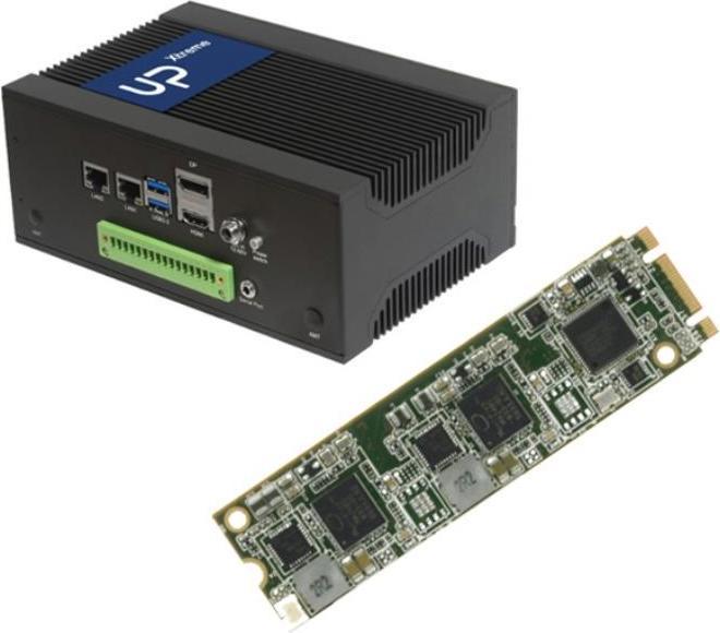 Actual product image Aaeon RE-UPX-EDGEI5-A10-0864-FX1 - UP Xtreme Edge Compute Enabling Kit with UP AI Core XM 2280