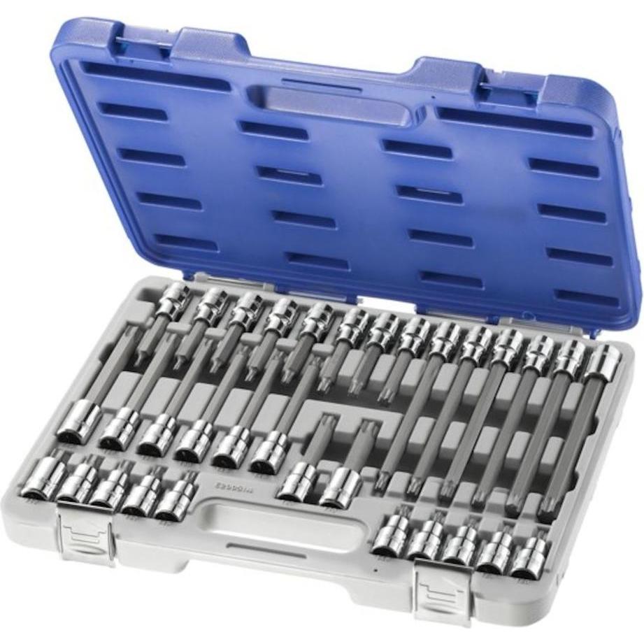 Expert, Chiave a bussola + esagonale, Coffret De Douilles Tournevis Torx 32 Pièces