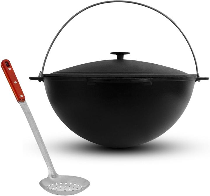 Actual product image Cheffinger Schwenktopf Kazan mit Deckel & Schaumkelle