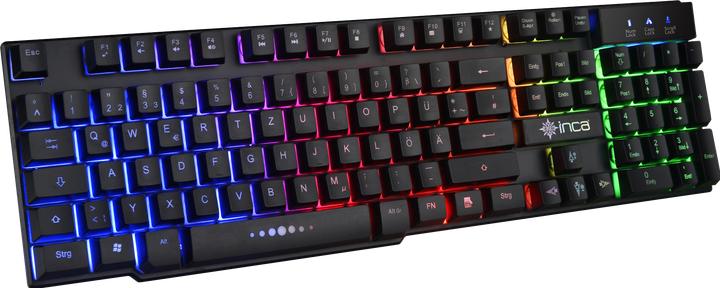 Produktbild Inca Rainbow Effect Mechanical Feel Gaming Keyboard (Deutschland, Kabelgebunden)