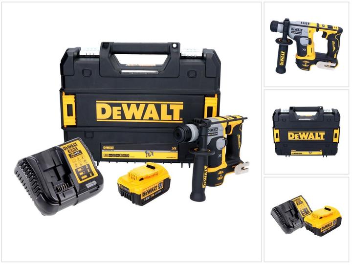 Actual product image DeWalt DCH 172 M1 Cordless hammer drill 18 V 16 mm 1.4 Joule SDS plus Brushless + 1x rechargeable battery (Rechargeable battery operated)