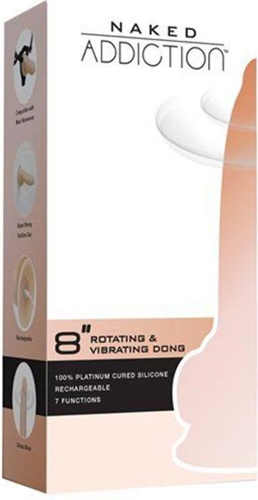 Actual product image Naked Addiction Rotating & Vibrating Dong