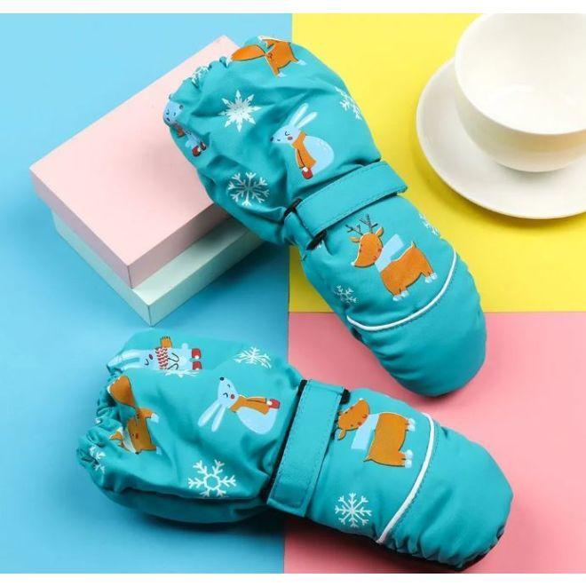 Produktbild MU Style Snowy Series Kinder Winter Handschuhe (One Size)