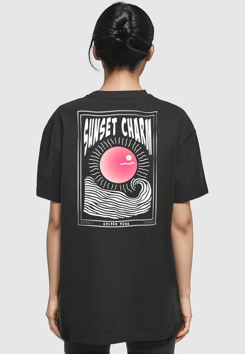Produktbild Merchcode Ladies Sunset Charm Oversized Tee - 170079 (M)
