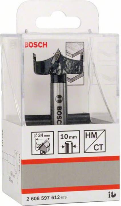 Produktbild Bosch Professional Zubehör Kunstbohrer HM, 34 x 90 mm, d 10 mm (10 mm)