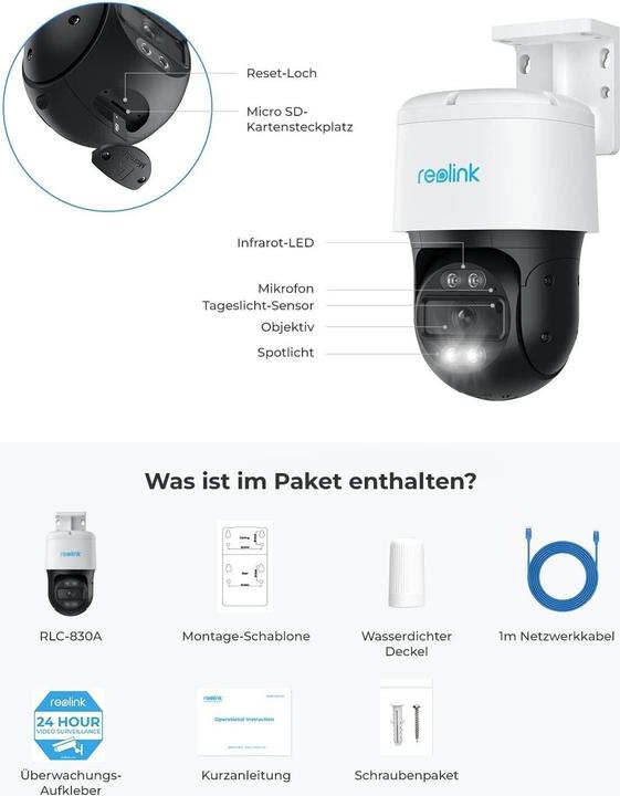 Image du produit Reolink P830 (3840 x 2160 pixels)