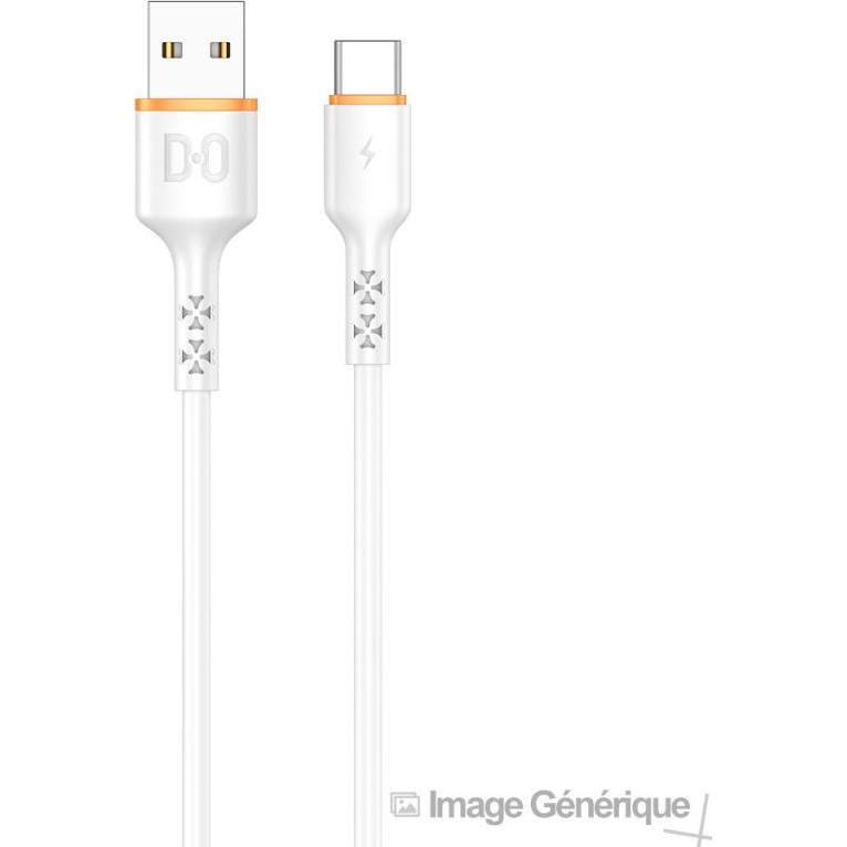 Partner Telecom Data Type-C auf USB-Kabel - 1m - Weiss - (kompatibel, Blisterpackung) (1 m, USB 3.0), USB Kabel