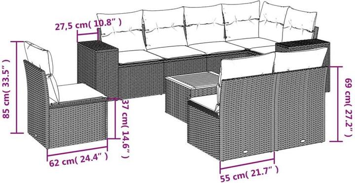 Produktbild vidaXL Jazmine