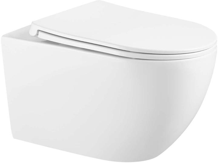 Kielle gaia - hangend toilet met softclose zitting, rimless, wit