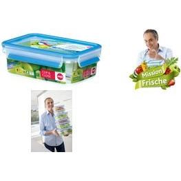 Thumbnail - Emsa Clip & Close, Vorratsbehälter, Blau, Transparent