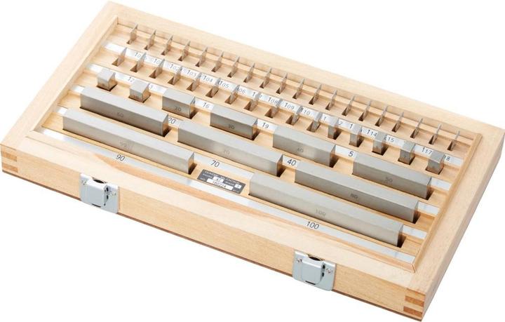 Fortis Parallel Endmasssatz Stahl 47 teilig Toleranzklasse 1