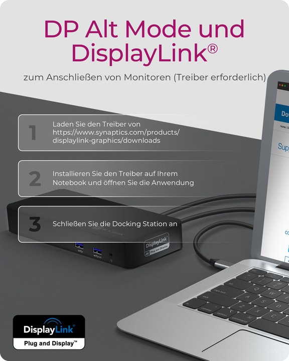 Produktbild Icy Box IB-DK2254AC (USB-C, 14 Ports)