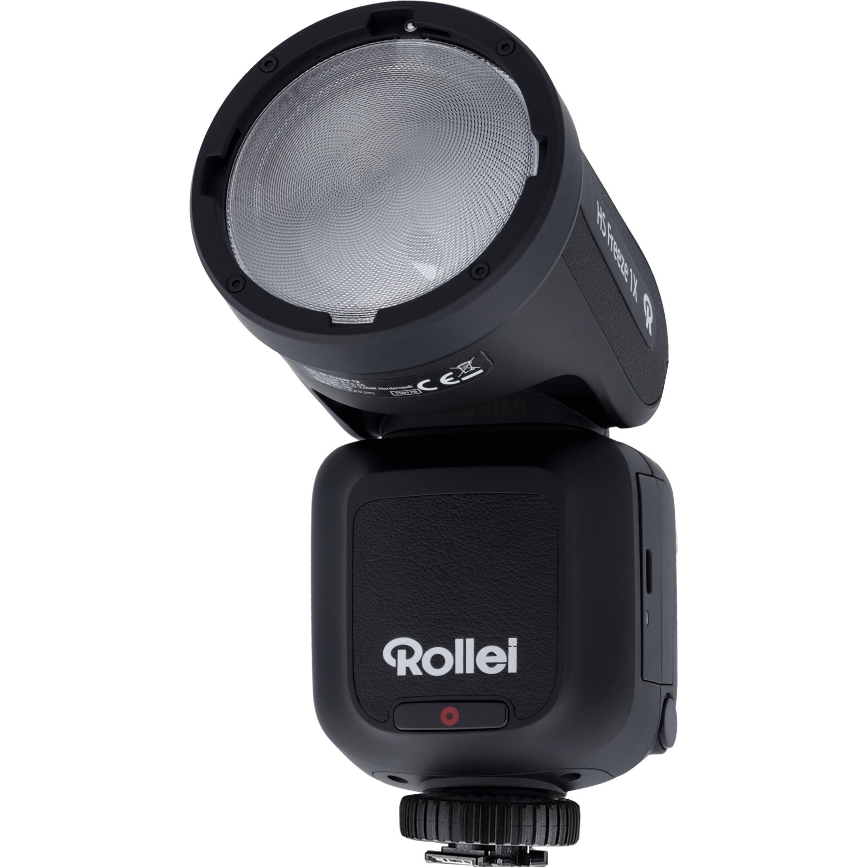 Rollei Aufsteckblitz Universal / Sony HS Freeze 1X (Attacco del flash, Canon, Fuji, Nikon, Olympus, Panasonic, Sony, Universale), Flash, Nero
