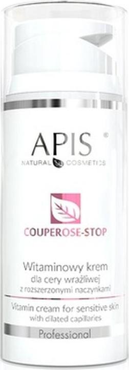 Apis Natural Cosmetics Apis - Couperose-Stop Vitamin Cream vitamin cream for sensitive skin with dilated capillaries 100ml (100 ml, 24h Creme)
