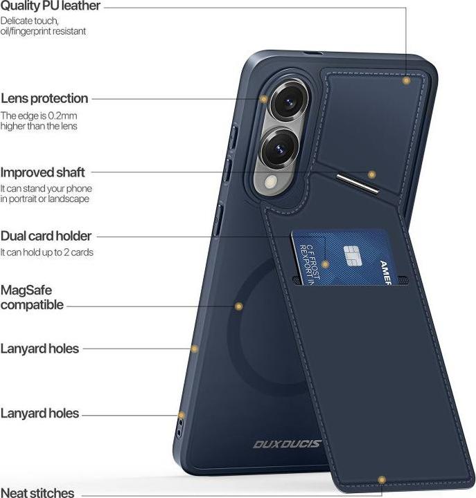 Produktbild Dux Ducis Rafi II Mag Series PC und TPU Hardcase Hülle (Samsung Galaxy S25 Edge)