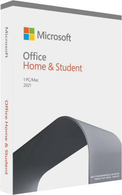 Actual product image Microsoft Office Home & Student 2021 (1 User, unlimited)