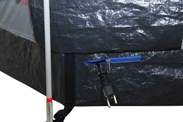 Productafbeelding High Peak Koepeltent Santiago 5.0 lichtgrijs-donkergrijs-groen (Koepeltent, 11 kg, 5 personen)
