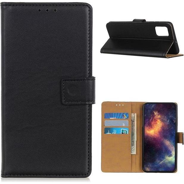 Thumbnail - MU Classic Classic II Leder Bookcover Series (Samsung Galaxy A72 5G), Smartphone Hülle, Schwarz