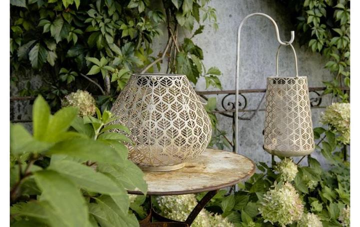 Image du produit STT Lanterne Solar Antic Grafic, 24 cm, Beige clair