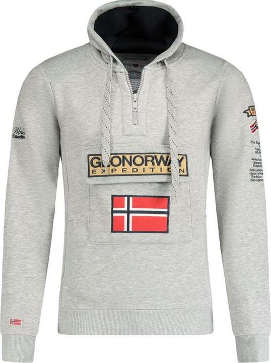Actual product image Geographical Norway 3/4 Gymclass sweatshirt 100 M WU4184H/GN B-Grey