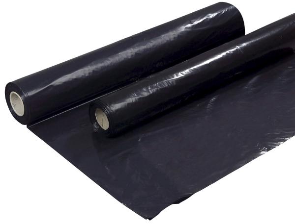 Antalis Plastica nera 2mx50mx0,15mm PE 13,8kg 1 volta piegata - (50 metri per rotolo)