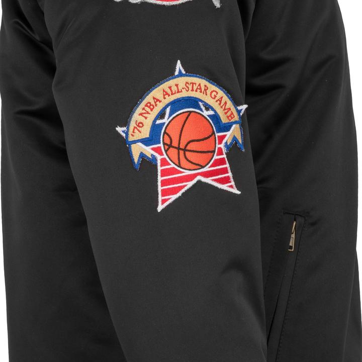 Produktbild Mitchell & Ness M&N Satin Bomber Jacke - PATCHES Philadelphia 76ers - XL (XL)