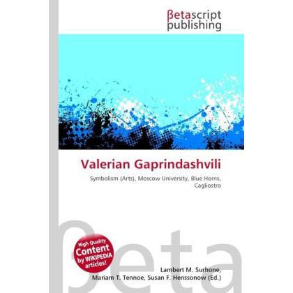 Valerian Gaprindashvili, Fachbücher von Miriam T. Timpledon, Susan F. Marseken, Lambert M. Surhone