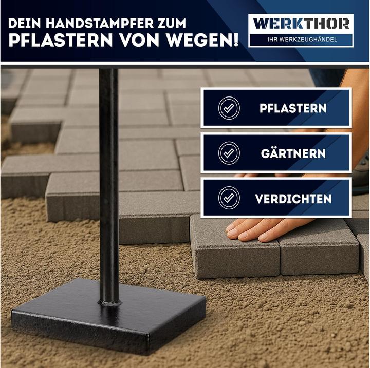 Actual product image Werkthor Floor tamper