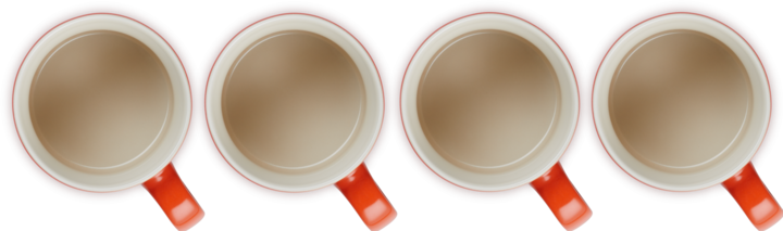 Produktbild Le Creuset Becher 3.5dl 4er Pack (350 ml, 4 x)