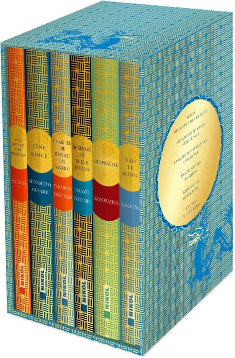 Produktbild Fernöstliche Klassiker: 6 Bände im Schuber (Deutsch, Inazo Nitobe, Laotse, Miyamoto Musashi, Musashi Miyamoto, Sun Tsu, Tsunetomo Laotse, 2018)