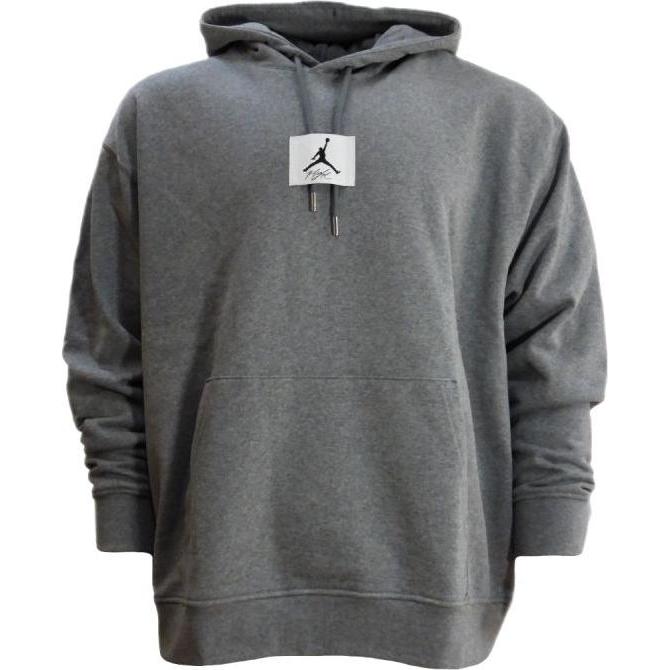 Air Jordan, Uomini, Felpa + Maglione, Flight Men's Hoodie - DQ7338-091, Grigio, (XXL)
