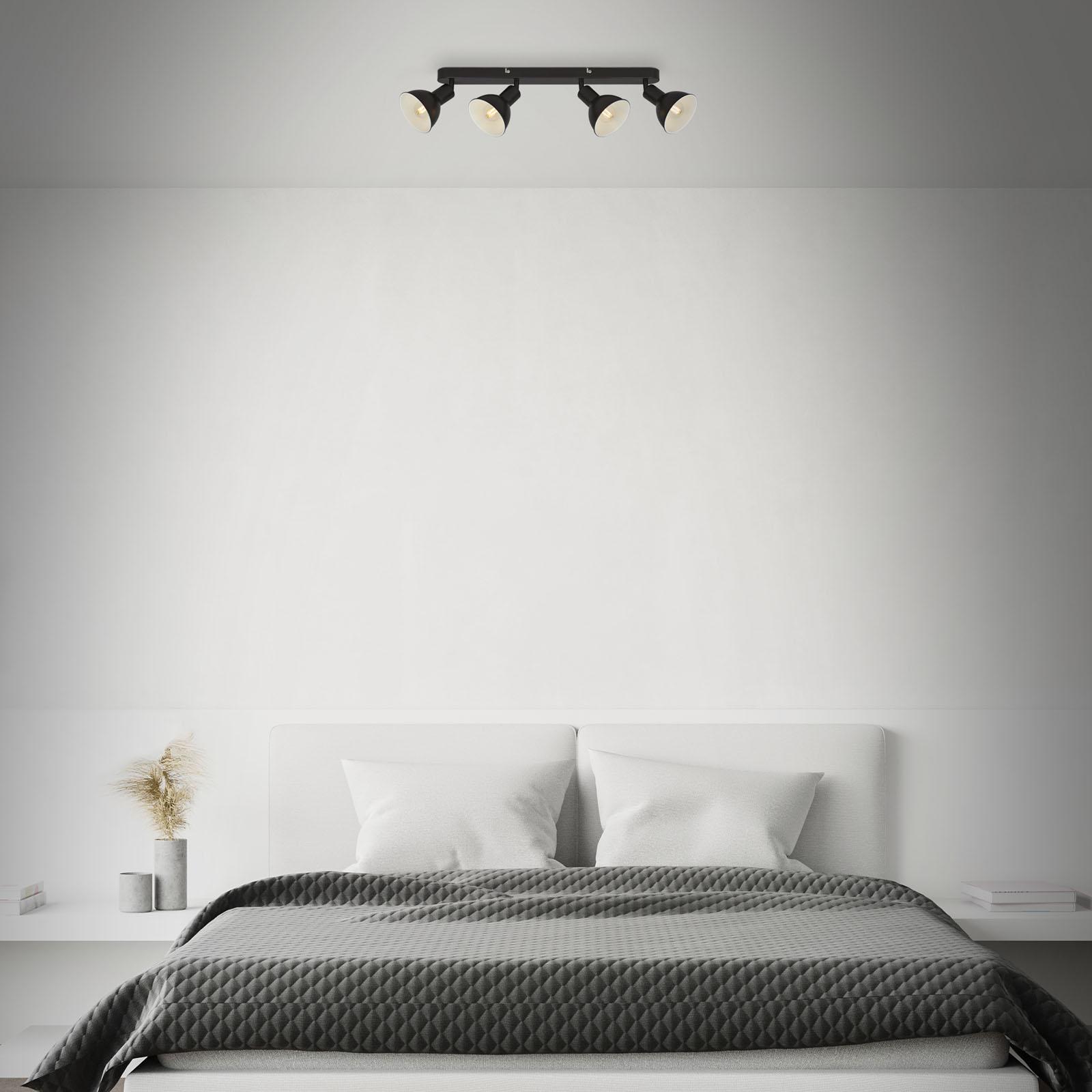 Thumbnail - Briloner, Wandleuchte + Deckenleuchte, Spotleuchte, schwarz, exkl. 4xE14/max. 25W (E14)