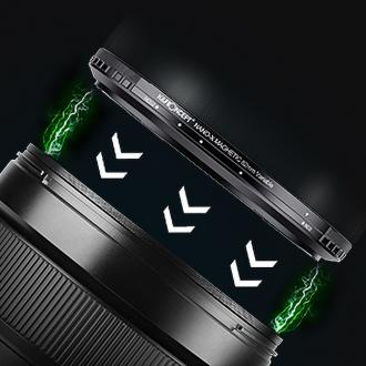 Actual product image K&F Concept Grauer einstellbarer Magnetfilter Nano-X MRC Fader ND2-32 - 77 mm (77 mm, Neutral density filter)