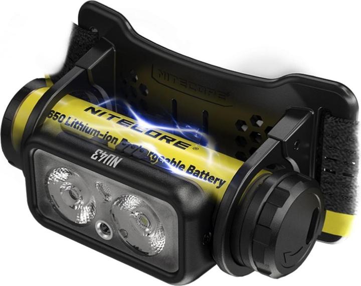 Actual product image Nitecore NU43 Black, Yellow Headband Flashlight LED (1400 lm)