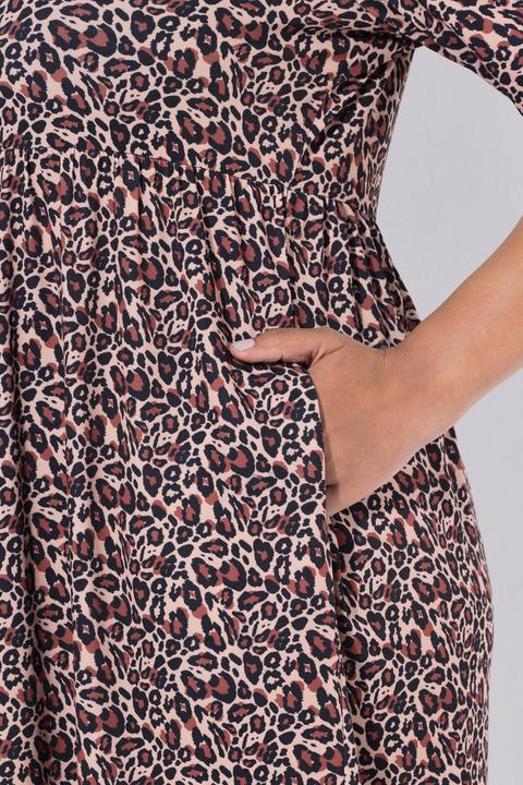 Immagine prodotto Ulla Popken Longshirt, A-Linie, V-Ausschnitt, 3/4-Arm, Taschen (62)