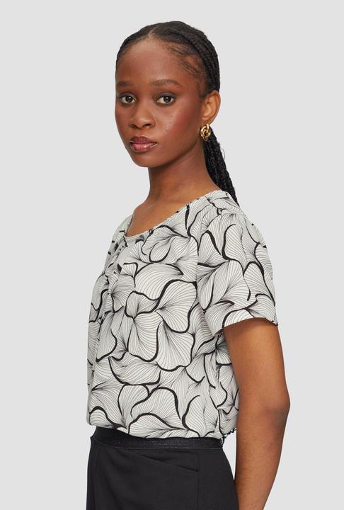 Immagine prodotto s.Oliver Bluse Fein gemusterte Bluse mit Raffungen (36)