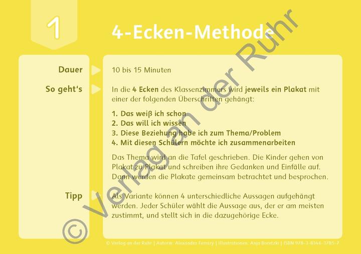 Produktbild Die Methoden-Kartei. 1. bis 4. Schuljahr. Bildkarten (Deutsch, Alexandra Ferrarÿ, 2018)
