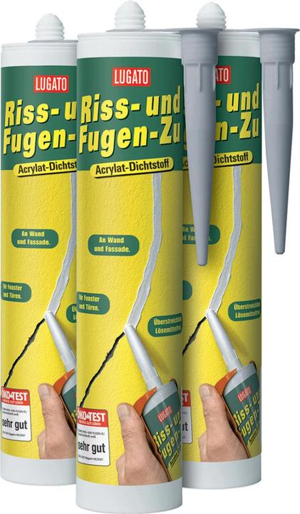 Produktbild Lugato Riss und Fugen zu (0.31 kg, Schwarz, 310 ml)