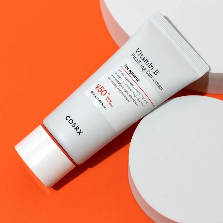 Image du produit Cosrx Écran solaire vitalisant Vitamine E Tocophérol SPF50+ (Crème solaire, SPF 50+, 50 ml)