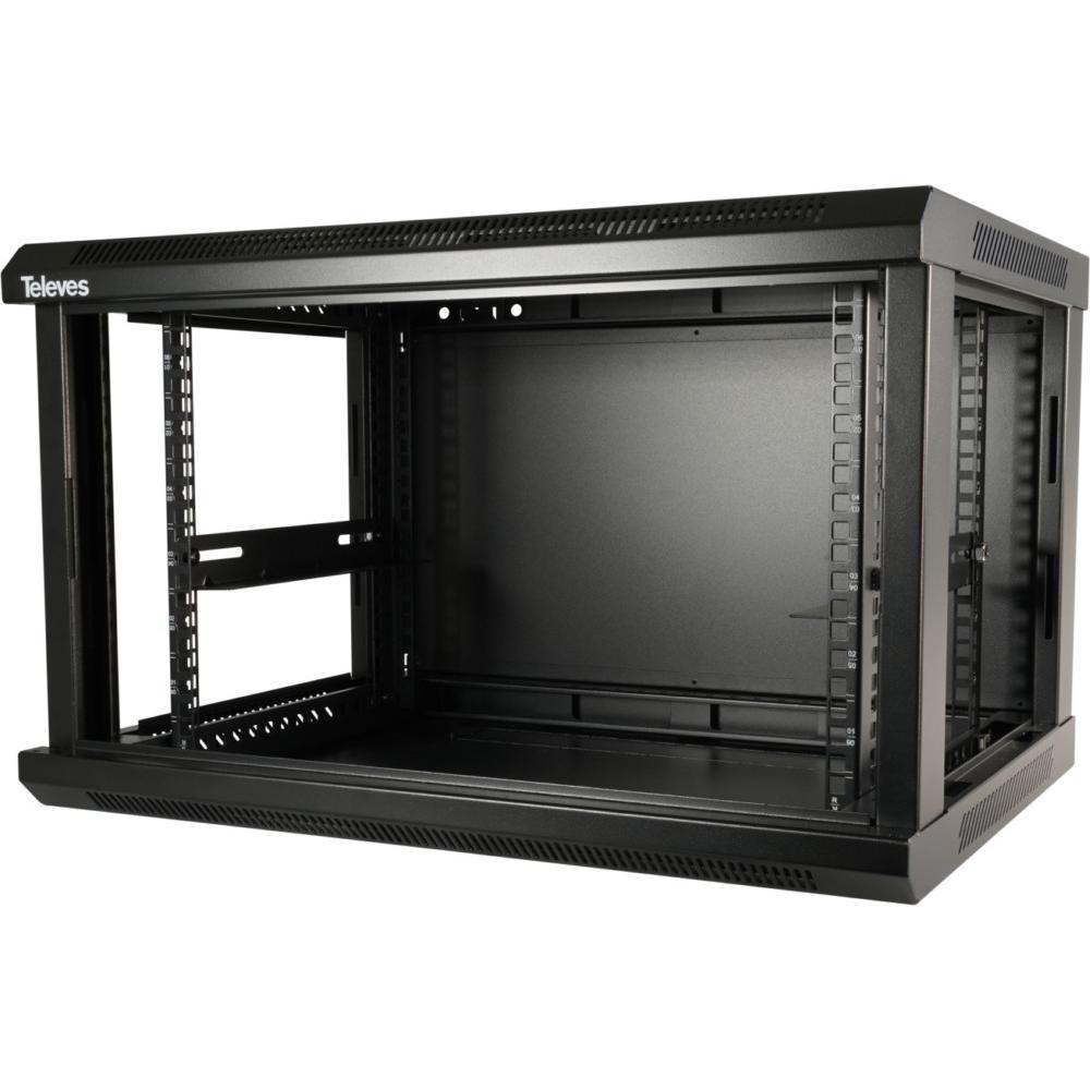 Thumbnail - Televes 19" Rackschrank (10.86 HE, 19 Zoll Rack), Serverschrank, Schwarz