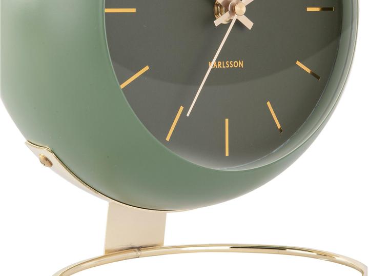 Produktbild Karlsson Table clock Globe moss green, Des.Armando Breeveld