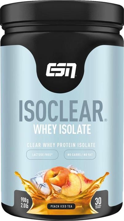 Immagine prodotto ESN Isoclear Isolato di siero di latte (908 g, 1 x, Tè freddo alla pesca)