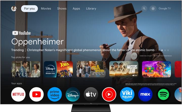 Produktbild TCL 85C765 (85", Mini-LED, QLED, 4K, 2024)