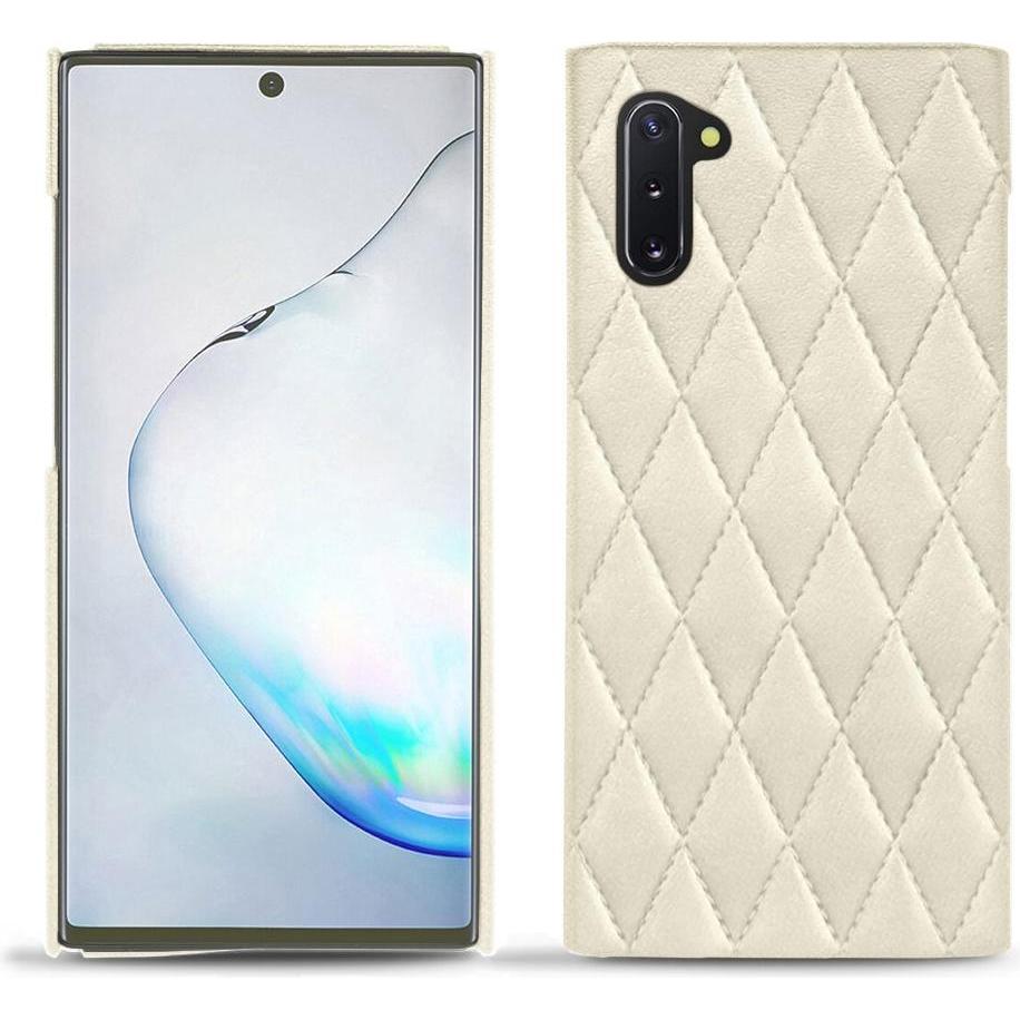 Noreve Lederschutzhülle (Samsung Galaxy Note 10), Smartphone Hülle, Weiss