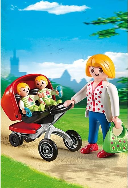 Actual product image Playmobil Twin stroller (5573, Playmobil City Life)